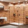 Душевой уголок Wasserkraft Alme 120x80см 15R06 профиль хром, стекло прозрачное