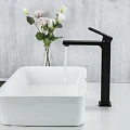 Смеситель для раковины Gappo G1017-62 черный матовый