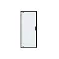 Душевая дверь в нишу Bravat Blackline 90x200см BD100.4111B профиль черный, стекло прозрачное