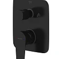 Смеситель встраиваемый для душа Bravat Source PB8173218BW-2-ENG черный