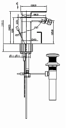 Смеситель для биде Bravat Phillis F356101C-ENG хром