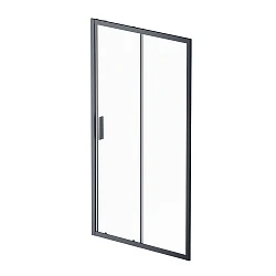 Дверь душевая в нишу AM.PM Gem 110см W90G-110-1-195BT профиль черный, стекло прозрачное