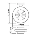Мыльница Wasserkraft Lippe K-6529 хром
