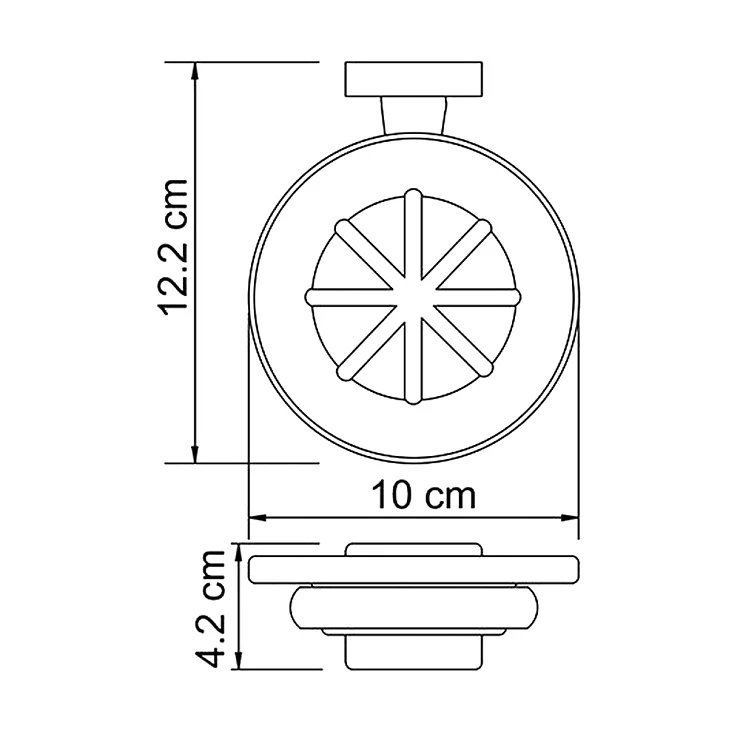 Мыльница Wasserkraft Lippe K-6529 хром