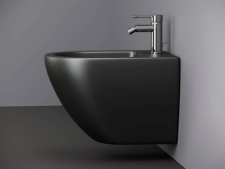 Биде подвесное Ceramica Nova Metropol CN4003MB черный матовый