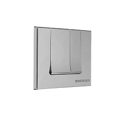 Кнопка смыва Berges Novum S3 040043 хром глянцевая