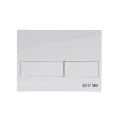 Кнопка смыва Berges Novum L4 040014 белая матовая