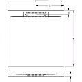 Душевой поддон RIHO Isola 100х90см D007014105 белый