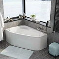 Акриловая ванна Vagnerplast Selena 160x105 VPBA163SEL3LX-04 левая, белая глянцевая