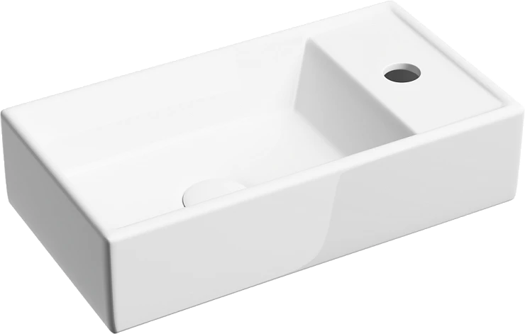 Раковина подвесная Ceramica Nova Element CN6051L белая глянцевая