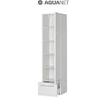 Шкаф-пенал Aquanet Нота 40см 00165407 белый глянцевый
