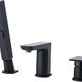 Смеситель на борт ванны Allen Brau Infinity 5.21008-31 с внутренней частью, черный матовый