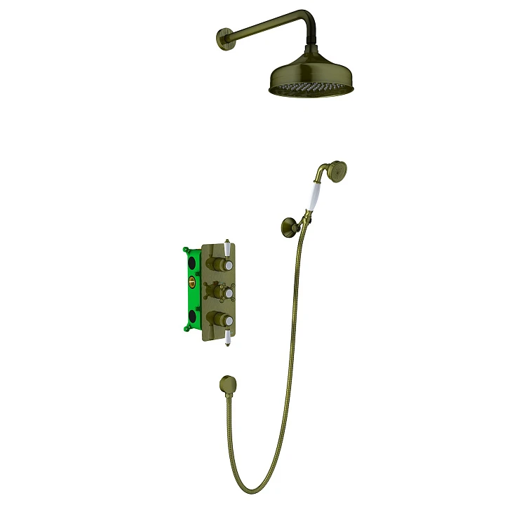 Душевой комплект Timo Nelson SX-1391/02SM с внутренней частью, антик