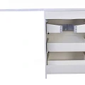 Тумба с раковиной Style Line Даллас 120 напольная, левая, белый глянец