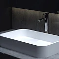 Раковина накладная Salini 1101204SM белая матовая