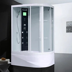 Душевая кабина Orans 130х90см SR-86155 L профиль белый