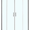 Душевой уголок Azario Milton 100х100см AZ-ND2142 1000 профиль хром, стекло прозрачное