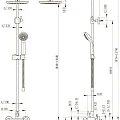 Душевая стойка Bravat Opal С F9125183CP-A1-RUS хром
