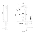 Смеситель для раковины Bravat Rhein F1429564CP-A-ENG хром