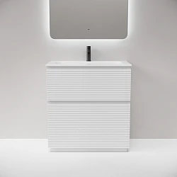 Тумба под раковину Sancos Folk Floor 80 FL80FW напольная, Bianco