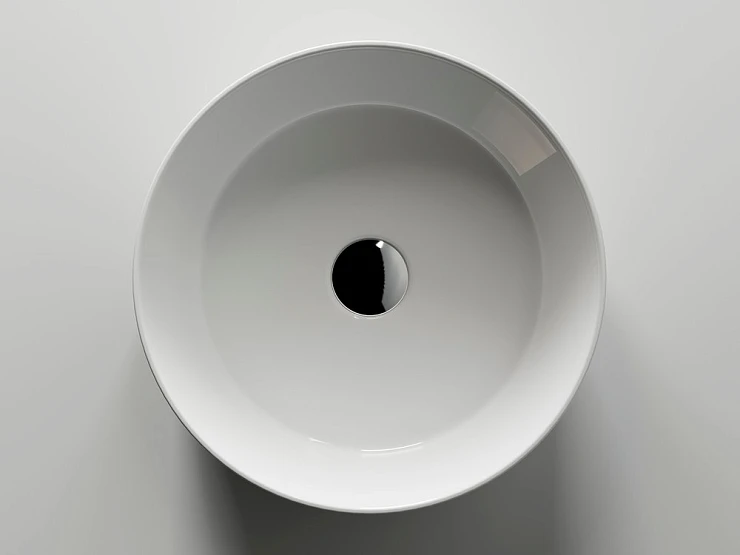 Раковина накладная Ceramica Nova Element CN5001 белая глянцевая