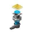 Душевой трап Pestan Confluo Standard Square 1 Mask Gold 13000144 золото