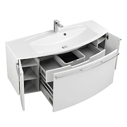 Тумба под раковину Aquaton Севилья 120 1A126501SEG30 белый жемчуг