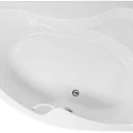 Акриловая ванна Aquanet Capri 170x110 R с каркасом и смесителем Grohe BauEdge 2511700A белый, хром