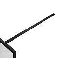 Душевая перегородка Vincea Walk-In HP Art 100см VSW-1HP100FLB профиль черный, стекло рифленое