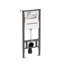 Система инсталляции для унитазов Ceramica Nova Balance CN121001CH с кнопкой хром глянцевый