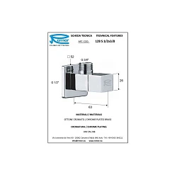 Кран Remer 1|/2-1/2 RR 128S