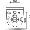 Унитаз подвесной Ceramica Nova Noel CN3013 белый глянец