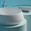 Раковина накладная Ceramica Nova Maya CN12004MW белая матовая