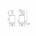 Дозатор Excellent Riko Chrome DOEX.1606CR хром