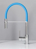 Смеситель Aquanet FF6215 синий для кухонной мойки