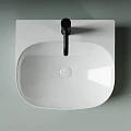 Раковина накладная Ceramica Nova Element CN5011 белая глянцевая