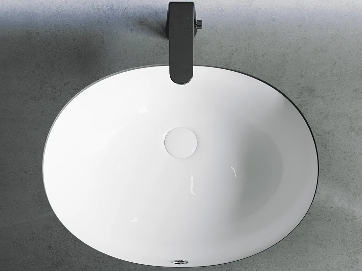 Раковина встраиваемая под столешницу Ceramica Nova Element 56см CN6043 белая