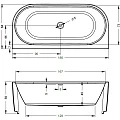 Акриловая ванна Riho Desire B2W 180x84 B089003005 белая глянцевая