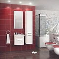 Тумба с раковиной Aquaton Ария 50 белая