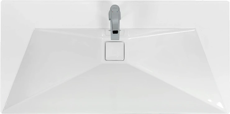Тумба с раковиной Cezares Molveno 100 bianco ghiaccio