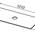 Столешница Allen Brau Reality 100 1.32025.GR-S графит структ