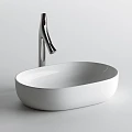 Раковина накладная Ceramica Nova Element CN6047 белая глянцевая
