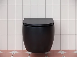 Унитаз подвесной Ceramica Nova Play CN3001MB черный матовый