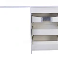 Тумба с раковиной Style Line Даллас 130 напольная, левая, белый глянец