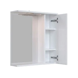 Зеркальный шкаф подвесной SanStar Июнь 60 для ванной комнаты белый