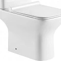 Чаша для унитаза-компакта Aquanet Cube 2-C rimless белая