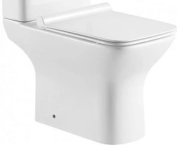 Чаша для унитаза-компакта Aquanet Cube 2-C rimless белая