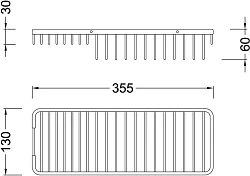Полка Timo Nelson 150079/00 хром