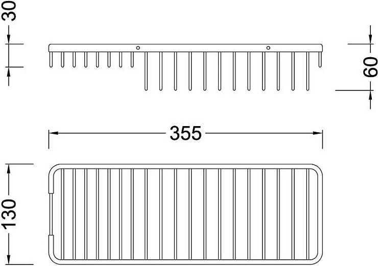 Полка Timo Nelson 150079/00 хром