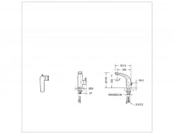 Смеситель для раковины Bravat Vega F1119177CP хром